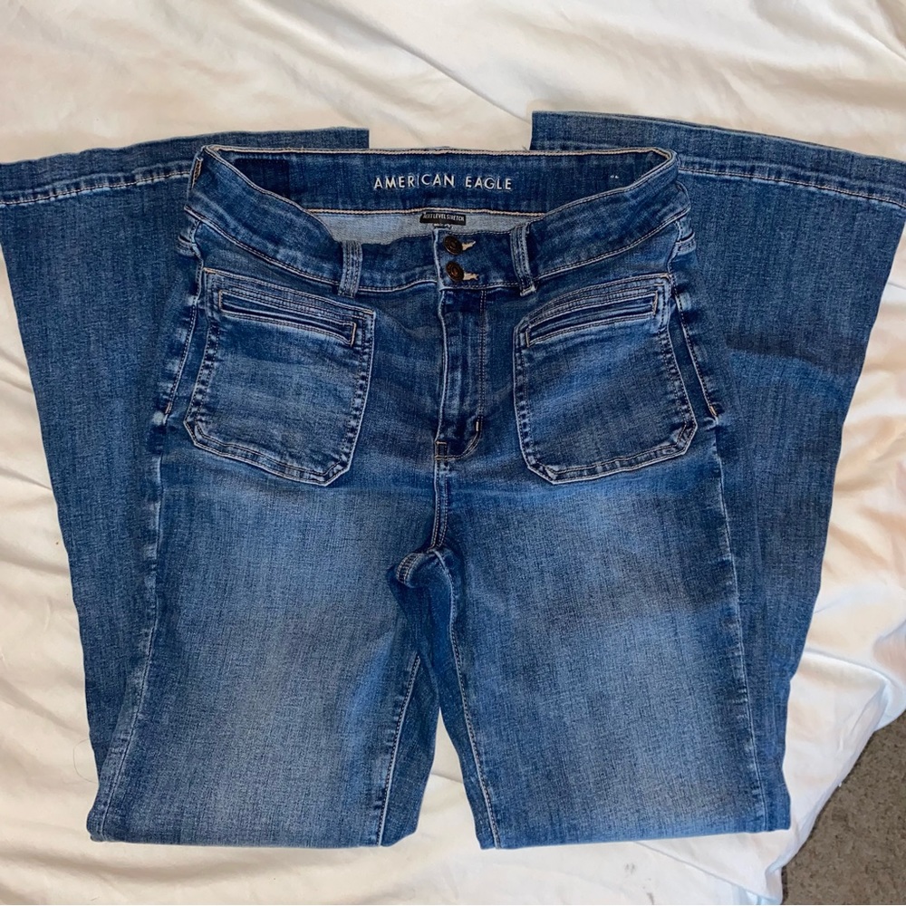 Boho flare jeans